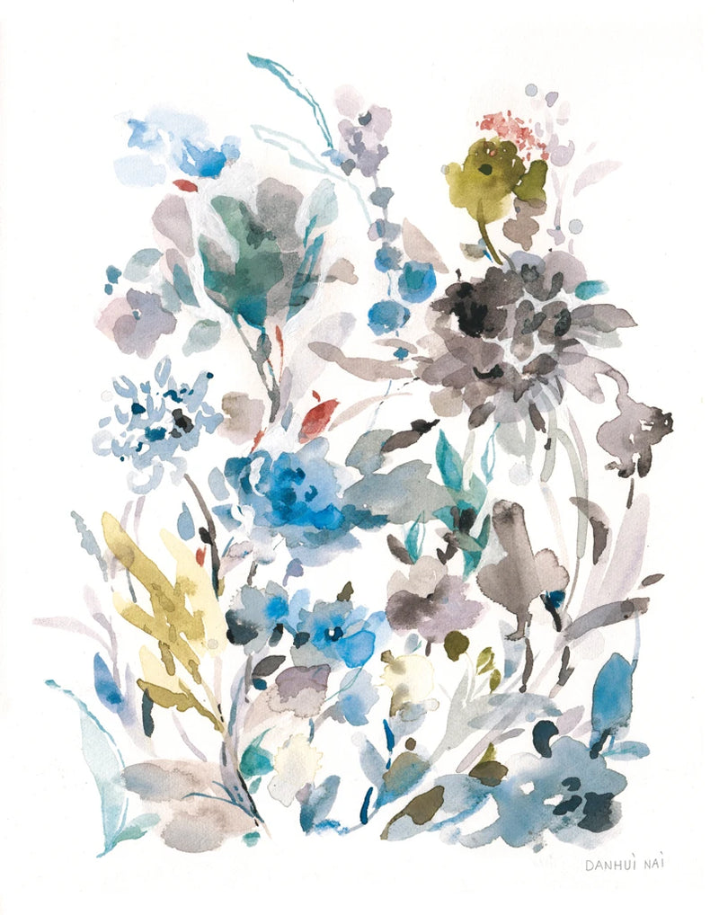 Breezy Florals II Colorful by Danhui Nai
