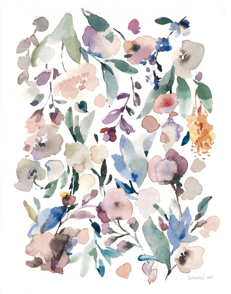 Breezy Florals III Colorful by Danhui Nai