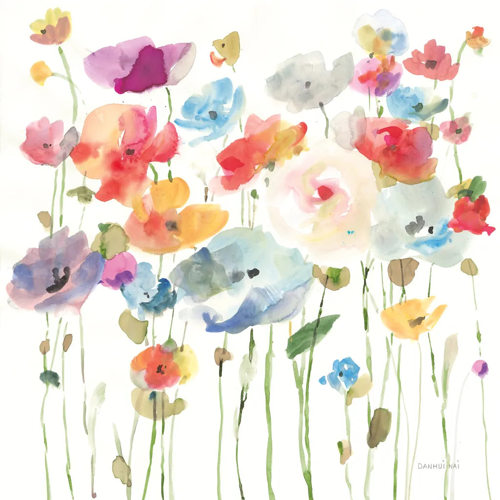 Bright Day Blooming by Danhui Nai. SKU 78542a. Archival Giclee Fine art print for wall decor.