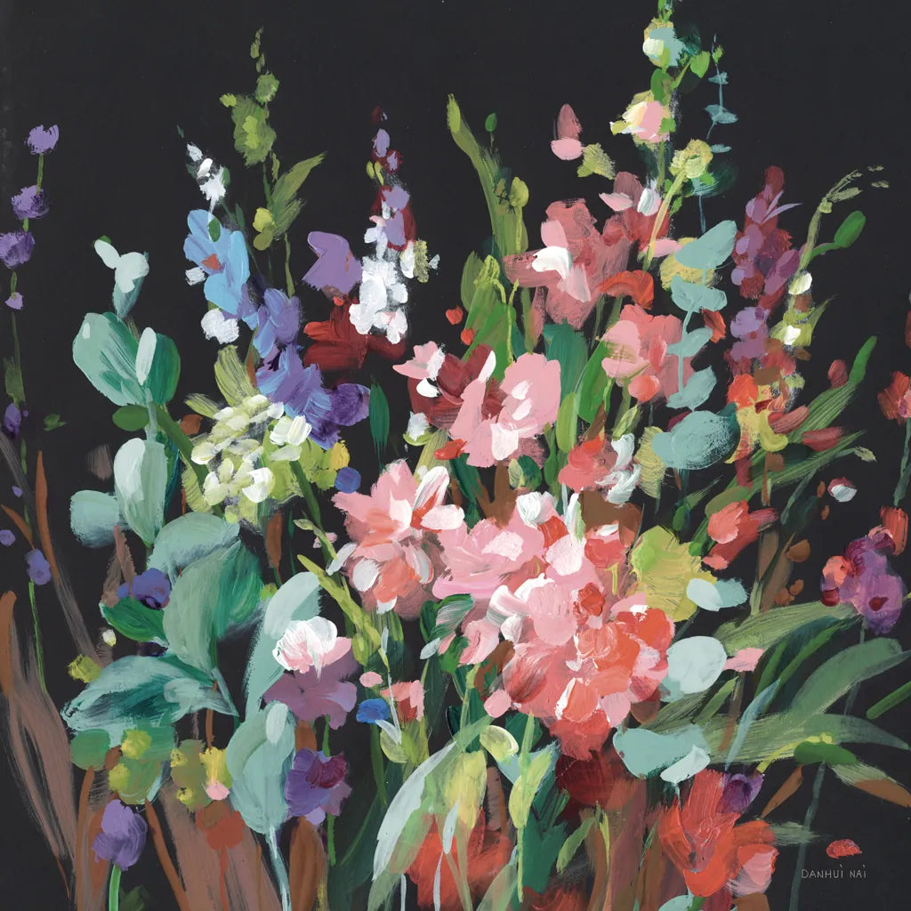 Brightness Flowering Muted by Danhui Nai. SKU 81297a. Archival Giclee Fine art print for wall decor.