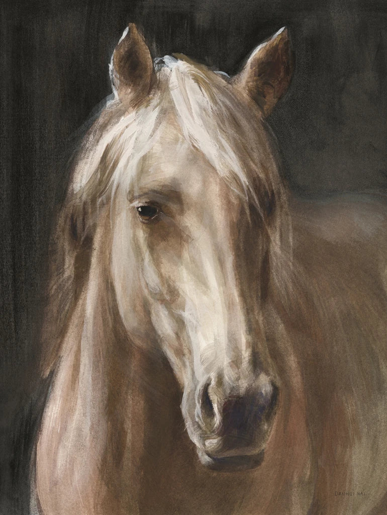 Brown Palomino on Black by Danhui Nai