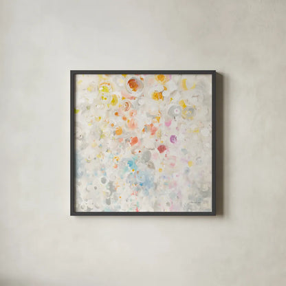 Bubbling Up by Danhui Nai. Shown in a sleek black glass frame for a contemporary gallery look. Available as an archival giclee rolled canvas, fine art paper, or poster print. SKU 75714a.