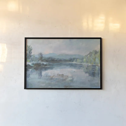 Calm Waters by Danhui Nai. shown as a paper print in a black flame. Available as a archival giclee rolled canvas, fine art paper, or poster print. SKU 73184i.