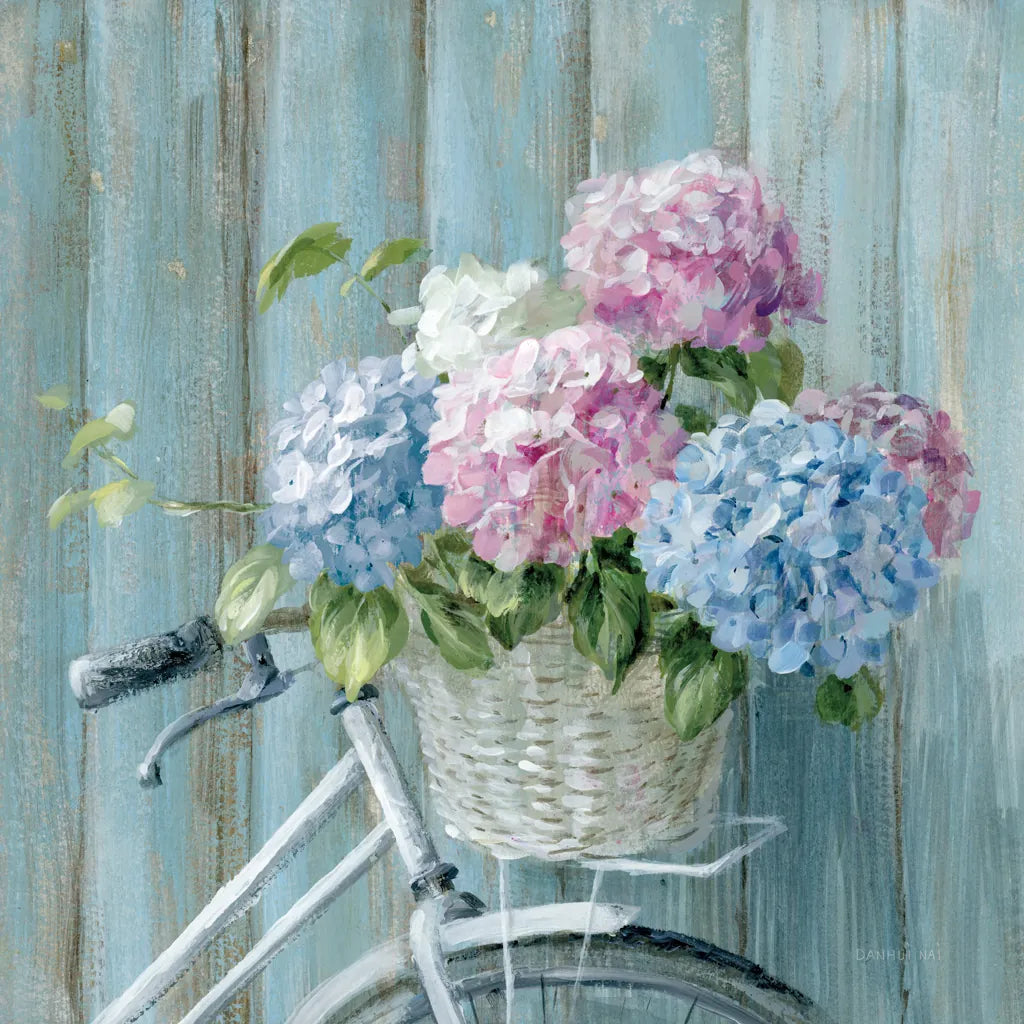 Cape Cod Bicycle by Danhui Nai. SKU 92744a. Archival Giclee Fine art print for wall decor.