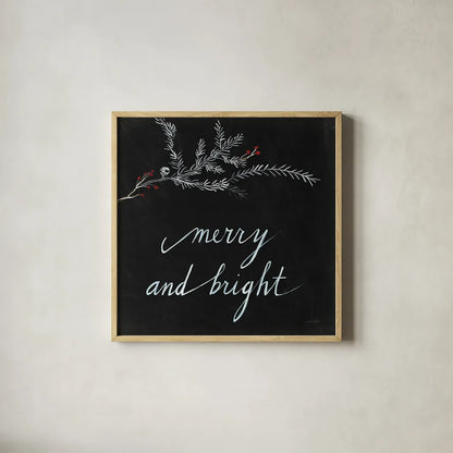 Cardinal Chalkboard III by Danhui Nai. Shown in a natural wood glass frame for a timeless modern aesthetic. Available as an archival giclee rolled canvas, fine art paper, or poster print. SKU 31283a.