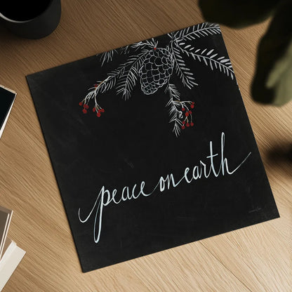 Cardinal Chalkboard V by Danhui Nai. Shown as a detailed flat fine art print, highlighting archival giclee quality. Available as an archival giclee rolled canvas, fine art paper, or poster print. SKU 31285a.