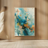 Cascade by Danhui Nai. shown as over sized large wall art. Available as an archival giclee rolled canvas, fine art paper, or poster print. SKU 85886h.