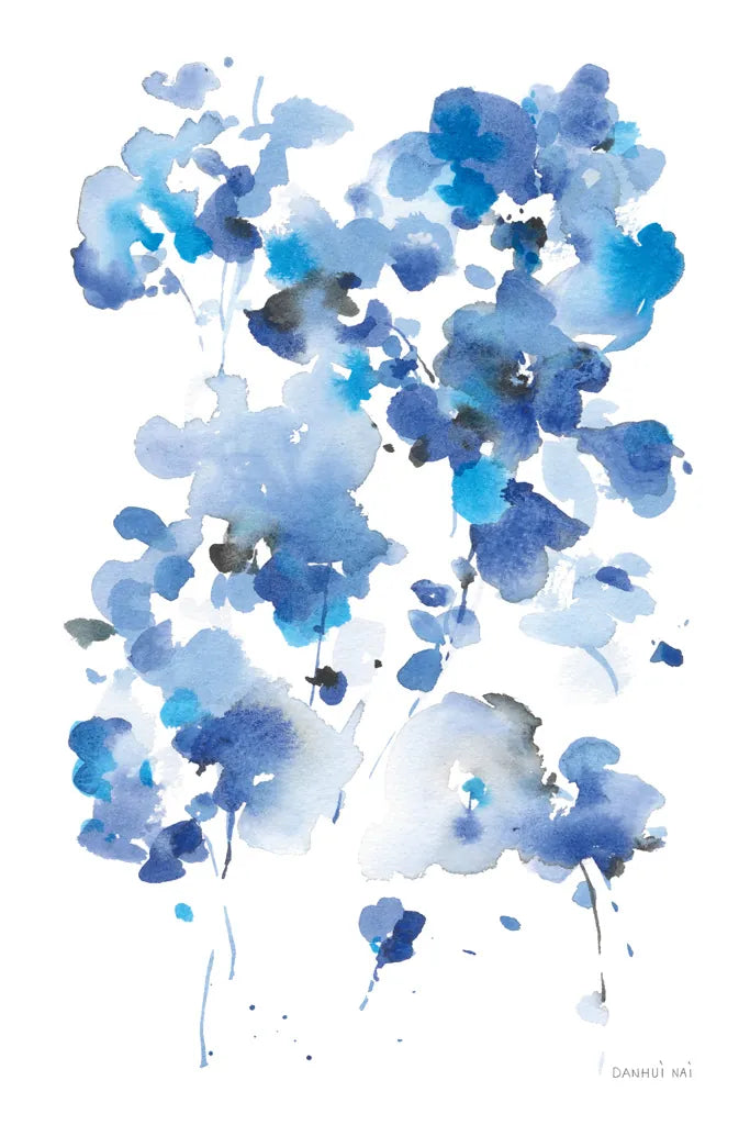 Cascading Petals I by Danhui Nai. SKU 68221h. Archival Giclee Fine art print for wall decor.