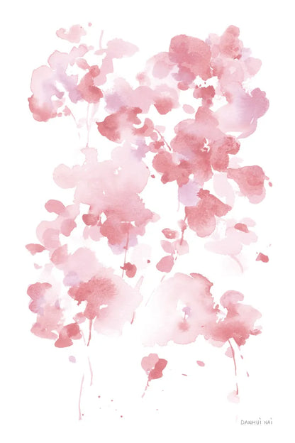 Cascading Petals I Pink by Danhui Nai. SKU 74158h. Archival Giclee Fine art print for wall decor.