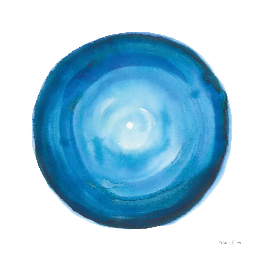 Center of Blue II by Danhui Nai. SKU 76094a. Archival Giclee Fine art print for wall decor.