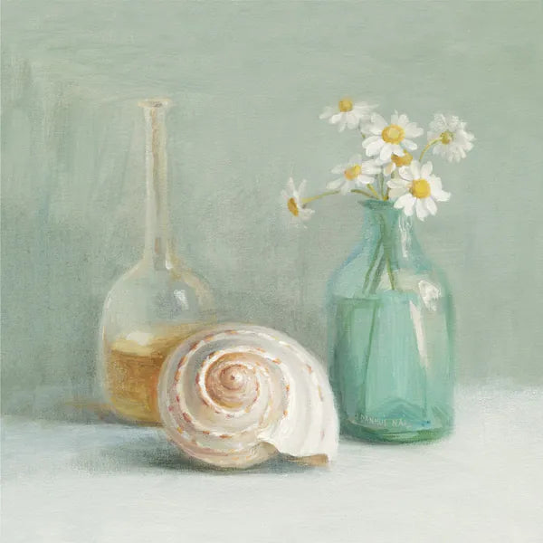 Chamomille Spa by Danhui Nai. SKU 5596a. Archival Giclee Fine art print for wall decor.
