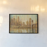 Champagne City Crop by Danhui Nai. shown as a paper print in a black flame. Available as a archival giclee rolled canvas, fine art paper, or poster print. SKU 23906i.