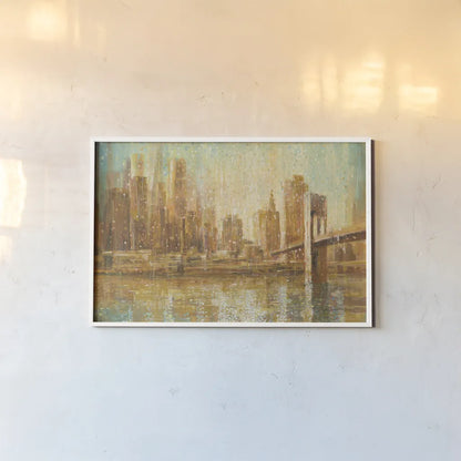 Champagne City Crop by Danhui Nai. shown as a paper print in a white frame. Available as a archival giclee rolled canvas, fine art paper, or poster print. SKU 23906i.