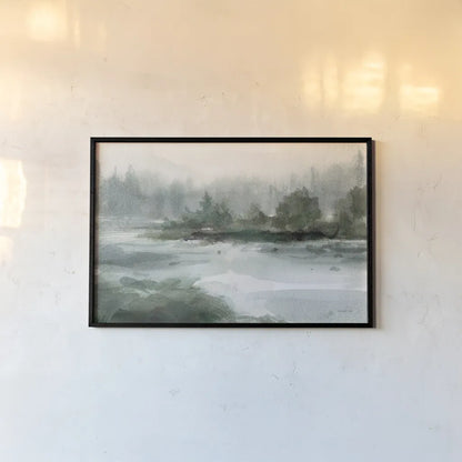 Channel by Danhui Nai. shown as a paper print in a black flame. Available as a archival giclee rolled canvas, fine art paper, or poster print. SKU 88434i.