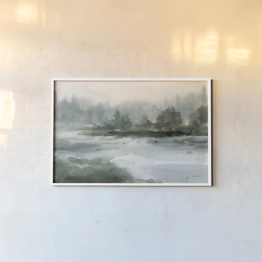 Channel by Danhui Nai. shown as a paper print in a white frame. Available as a archival giclee rolled canvas, fine art paper, or poster print. SKU 88434i.