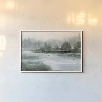 Channel by Danhui Nai. shown as a paper print in a white frame. Available as a archival giclee rolled canvas, fine art paper, or poster print. SKU 88434i.