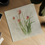 Chives by Danhui Nai. Shown as a detailed flat fine art print, highlighting archival giclee quality. Available as an archival giclee rolled canvas, fine art paper, or poster print. SKU 100973a.