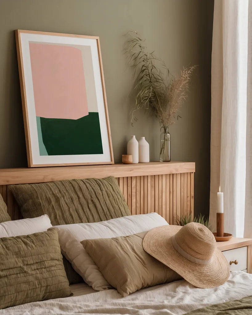 Chroma by Danhui Nai. shown as a paper print in a natural frame. Available as a archival giclee rolled canvas, fine art paper, or poster print. SKU 85831h.