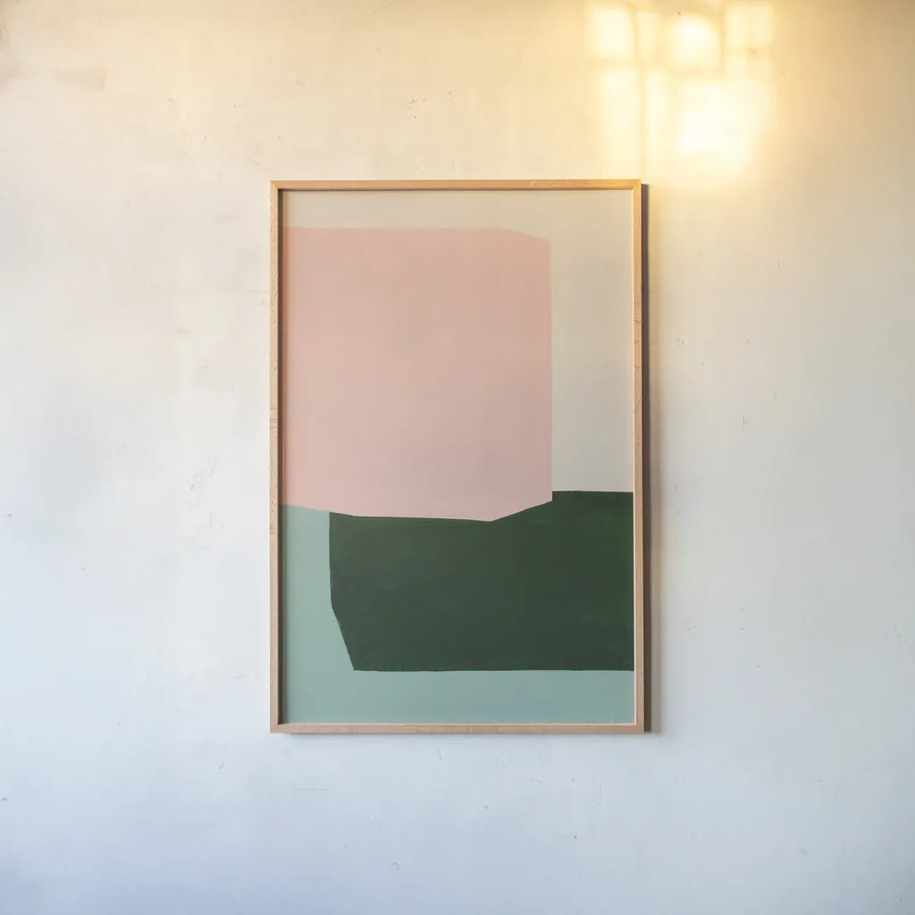 Chroma by Danhui Nai. shown as a paper print in a natural frame. Available as a archival giclee rolled canvas, fine art paper, or poster print. SKU 85831h.