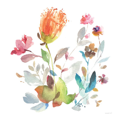 Circle Full of Flowers I by Danhui Nai. SKU 67303a. Archival Giclee Fine art print for wall decor.