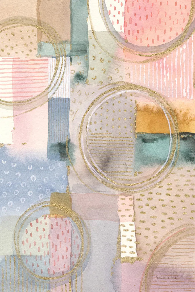 Circle Stories I by Danhui Nai. SKU 64920h. Archival Giclee Fine art print for wall decor.