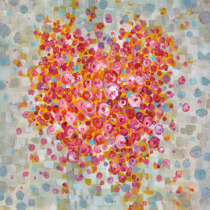 Circle of Hearts by Danhui Nai. SKU 34626a. Archival Giclee Fine art print for wall decor.