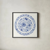 Circle of Life III by Danhui Nai. Shown in a sleek black glass frame for a contemporary gallery look. Available as an archival giclee rolled canvas, fine art paper, or poster print. SKU 79459a.