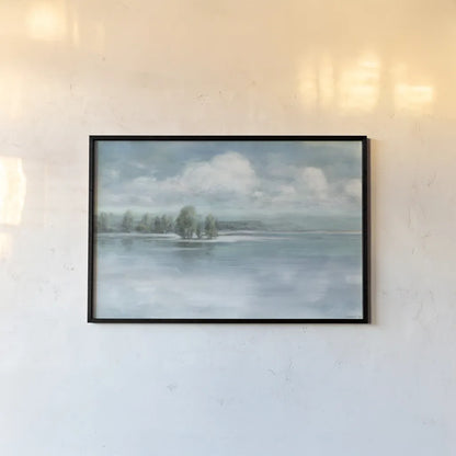 Cloud Horizon by Danhui Nai. shown as a paper print in a black flame. Available as a archival giclee rolled canvas, fine art paper, or poster print. SKU 100555i.