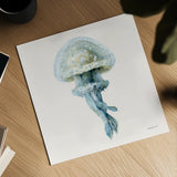 Coastal Bliss II by Danhui Nai. Shown as a detailed flat fine art print, highlighting archival giclee quality. Available as an archival giclee rolled canvas, fine art paper, or poster print. SKU 91271a.