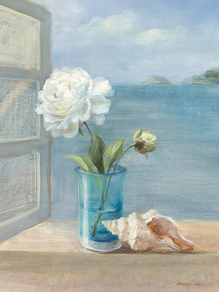 Coastal Florals I by Danhui Nai