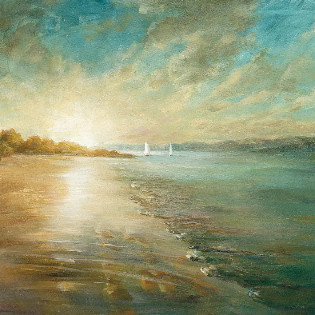 Coastal Glow Crop by Danhui Nai. SKU 20945a. Archival Giclee Fine art print for wall decor.