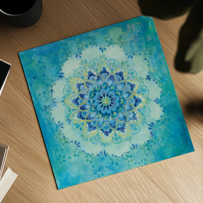 Coastal Jewels by Danhui Nai. Shown as a detailed flat fine art print, highlighting archival giclee quality. Available as an archival giclee rolled canvas, fine art paper, or poster print. SKU 46625a.