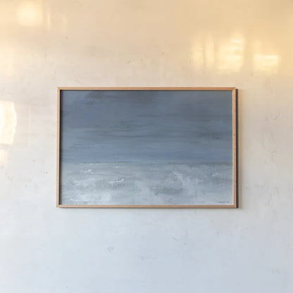 Coastal Mood by Danhui Nai. shown as a paper print in a natural frame. Available as a archival giclee rolled canvas, fine art paper, or poster print. SKU 99341i.