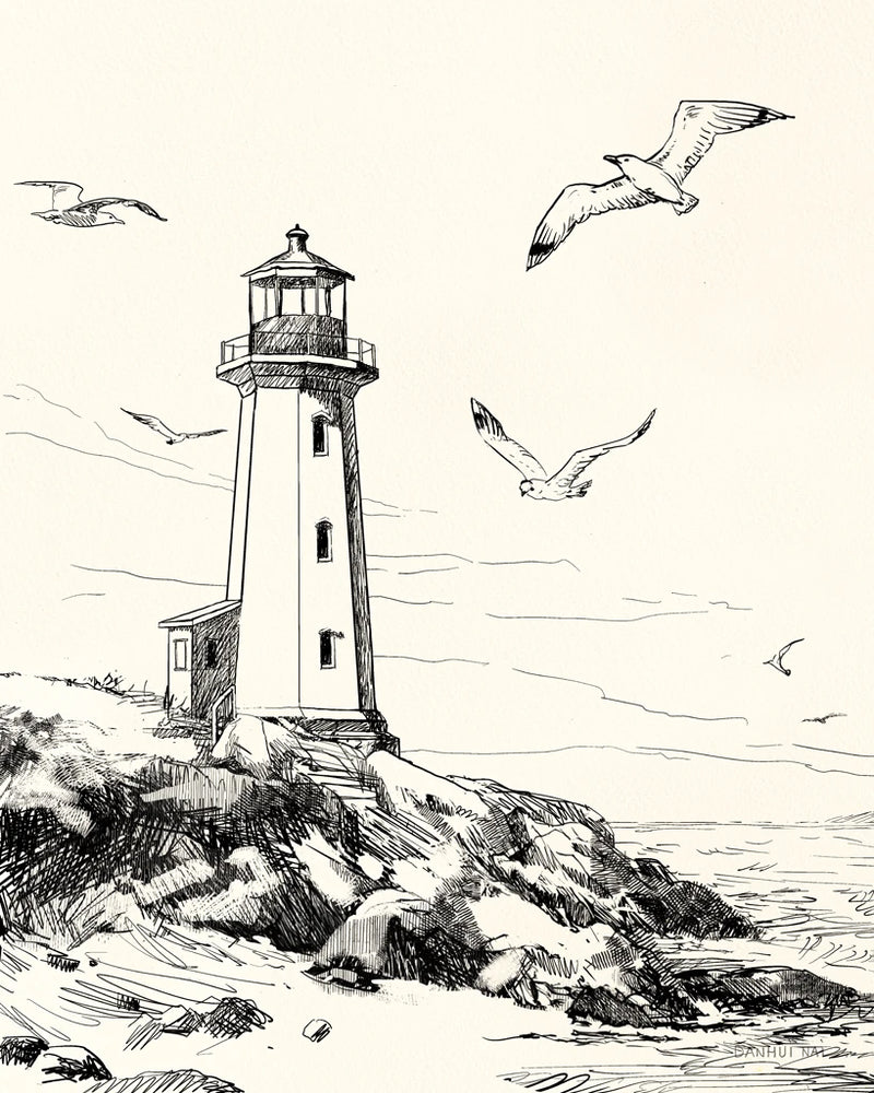 Coastal Sketch I by Danhui Nai