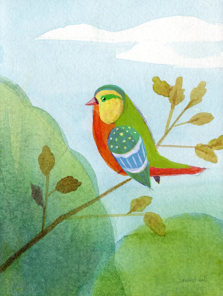 Colorful Birds II by Danhui Nai
