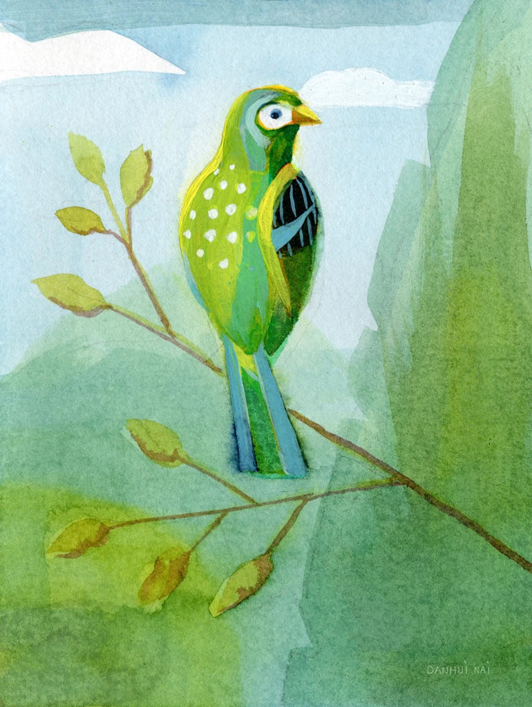 Colorful Birds III by Danhui Nai