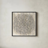 Concentric by Danhui Nai. Shown in a sleek black glass frame for a contemporary gallery look. Available as an archival giclee rolled canvas, fine art paper, or poster print. SKU 79464a.