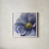 Contemporary Anemone by Danhui Nai. Shown in a crisp white glass frame for a clean and minimalist style. Available as an archival giclee rolled canvas, fine art paper, or poster print. SKU 5453a.