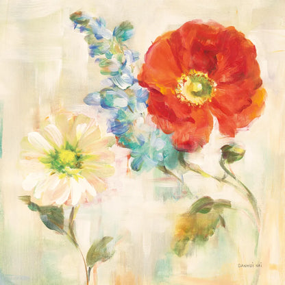 Contemporary Flower II by Danhui Nai. SKU 93260a. Archival Giclee Fine art print for wall decor.