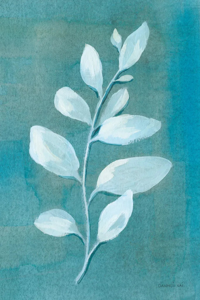 Cool Leaves I by Danhui Nai. SKU 64052h. Archival Giclee Fine art print for wall decor.