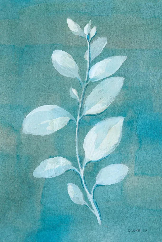 Cool Leaves II by Danhui Nai. SKU 64053h. Archival Giclee Fine art print for wall decor.