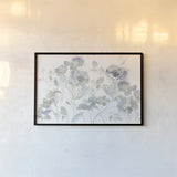 Cool Roses Shadows by Danhui Nai. shown as a paper print in a black flame. Available as a archival giclee rolled canvas, fine art paper, or poster print. SKU 46405i.