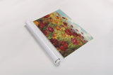 Cosmos in Field by Danhui Nai. shown as a rolled paper print. Available as archival giclee rolled canvas, fine art paper, or poster print. SKU 7311i.