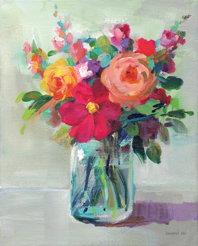 Cottage Garden Bouquet II by Danhui Nai