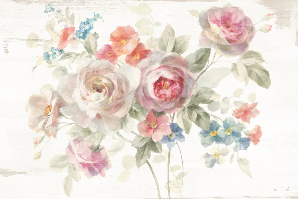 Cottage Garden I by Danhui Nai. SKU 47481i. Archival Giclee Fine art print for wall decor.