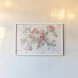 Cottage Garden I by Danhui Nai. shown as a paper print in a white frame. Available as a archival giclee rolled canvas, fine art paper, or poster print. SKU 47481i.