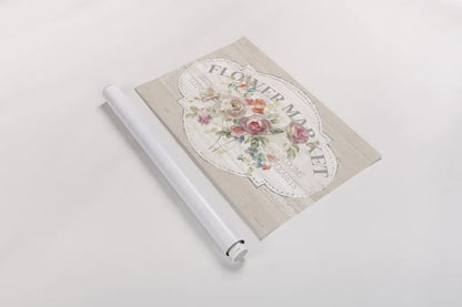 Cottage Garden I on wood by Danhui Nai. shown as a rolled paper print. Available as archival giclee rolled canvas, fine art paper, or poster print. SKU 53149i.