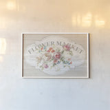 Cottage Garden I on wood by Danhui Nai. shown as a paper print in a white frame. Available as a archival giclee rolled canvas, fine art paper, or poster print. SKU 53149i.