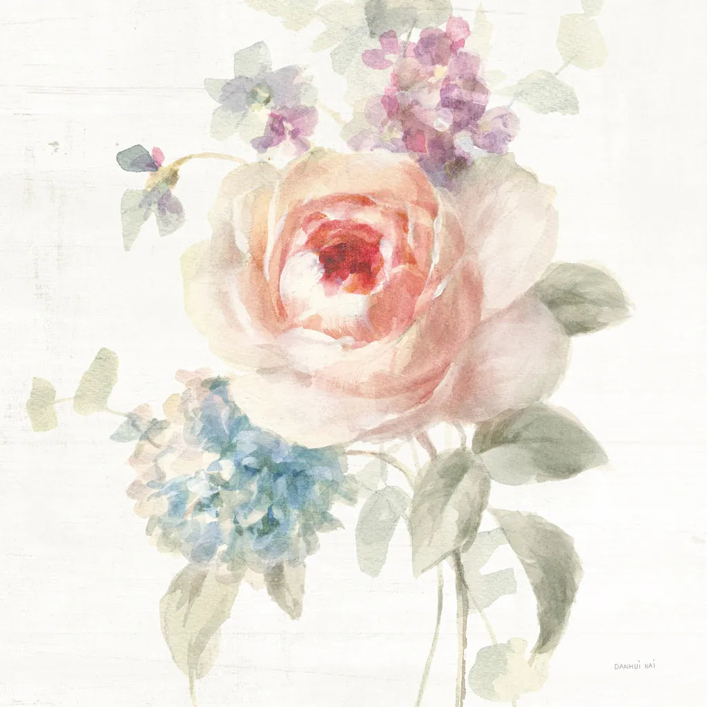 Cottage Garden III Crop by Danhui Nai. SKU 47483a. Archival Giclee Fine art print for wall decor.