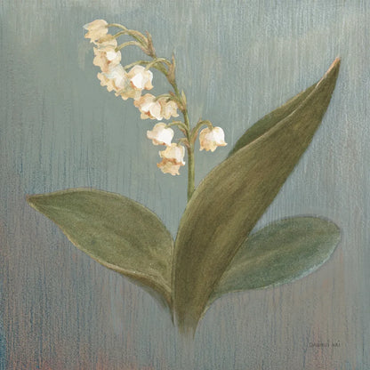 Cottage Lily of the Valley by Danhui Nai. SKU 5168a. Archival Giclee Fine art print for wall decor.